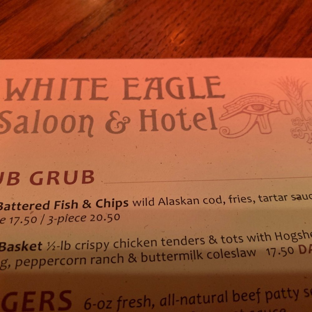 White Eagle Saloon - Current menu - Pubs Near Me - Portland, Oregon White Eagle Saloon - Current menu - Pubs Near Me - Portland, Oregon