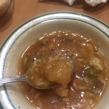 NORMS - Raw chicken in gumbo soup at Norms Restaurant - Diners Near Me - Van Nuys, California
