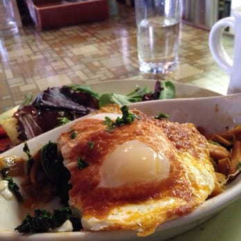 Juicy Kitchen - Half eaten baked eggs - Breakfast & Brunch Near Me - Ann Arbor, Michigan