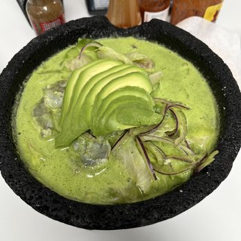 Mariscos El Submarino - Green mixed (mixto) aguachile - Seafood Near Me - Jackson Heights, New York