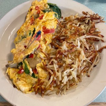 Country Skillet - Garden Omelette, Swiss cheese only (no American) - Diners Near Me - Clearwater, Florida Country Skillet - Garden Omelette, Swiss cheese only (no American) - Diners Near Me - Clearwater, Florida