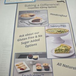 Tootie Pie - Info from our goodie bag :)