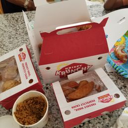 12 Piece Krispy Chicken, 6 pc cajun tenders, family fries, and 6 biscuits for $37.92...8/6/2023 12 Piece Krispy Chicken, 6 pc cajun tenders, family fries, and 6 biscuits for $37.92...8/6/2023