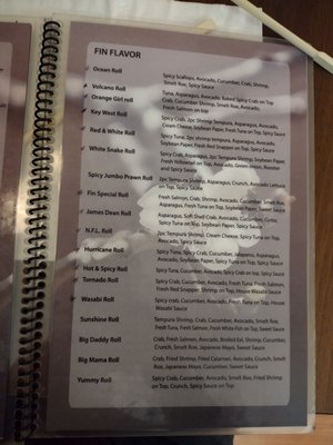 Menu photo 1 Fin Fusion Sushi Murfreesboro, TN