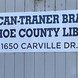 Duncan/Traner Community Library - Outside signage