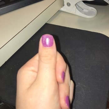 LUXXE Nails & Spa - This is not glitter, but air bubbles. - Waxing Near Me - Dedham, Massachusetts
