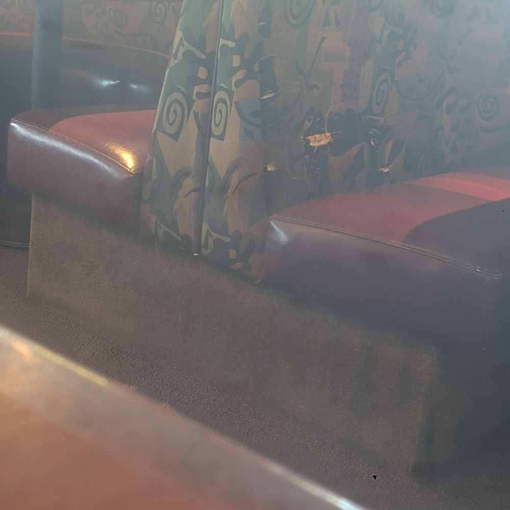 Black Angus Steakhouse - Old dirty seats that are ripped apart - Steakhouses Near Me - Whittier, California