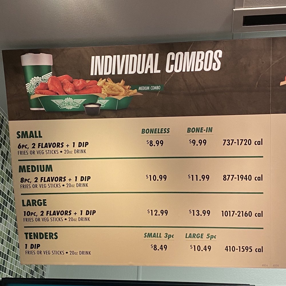 Wingstop - Menu - Chicken Wings Near Me - Richmond, Texas Wingstop - Menu - Chicken Wings Near Me - Richmond, Texas
