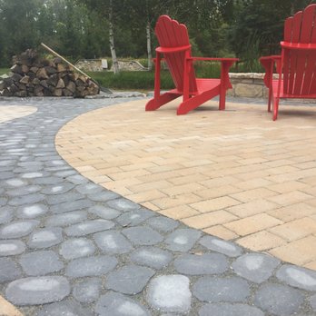 Peartree Property Services - red chairs and fire pit - Landscaping Near Me - Ottawa, Ontario