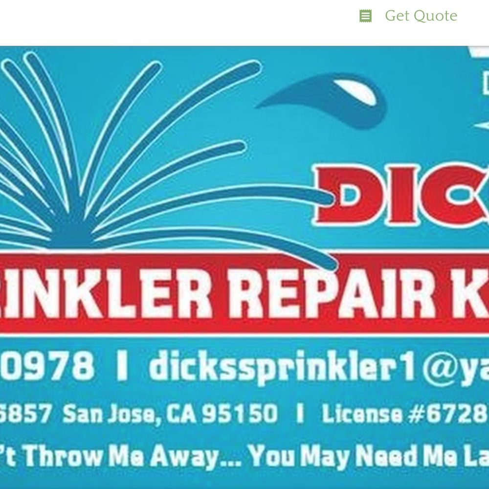 Dick's Sprinkler Repair - Irrigation Near Me Dick's Sprinkler Repair - Irrigation Near Me