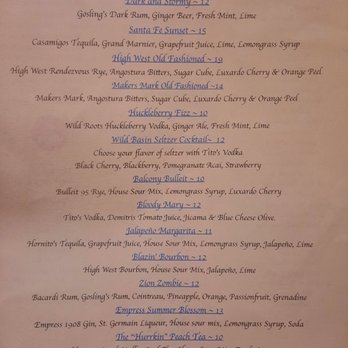 Balcony One - Reasonable cocktail price - Cocktail Bars Near Me - Virgin, Utah