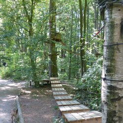 Feinklettern Hochseilgarten - Übungsparcour
