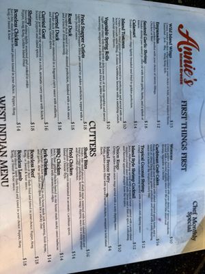 Menu photo 1 Annie's Island Breeze Orlando, FL Menu photo 1 Annie's Island Breeze Orlando, FL