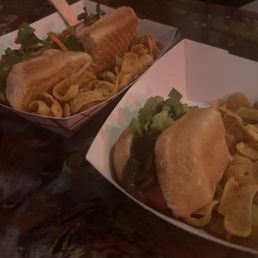two plates of food on a table two plates of food on a table