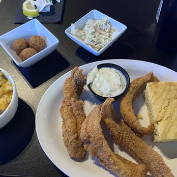 Momma’s Soul Fish & Chicken - Mac & Cheese, Hush Puppies, Cole Slaw, Cornbread, and Cod Strips - Seafood Near Me - Mesa, Arizona Momma’s Soul Fish & Chicken - Mac & Cheese, Hush Puppies, Cole Slaw, Cornbread, and Cod Strips - Seafood Near Me - Mesa, Arizona