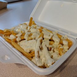 Osmow's Shawarma - Medium Fries with Garlic Sauce $5.15