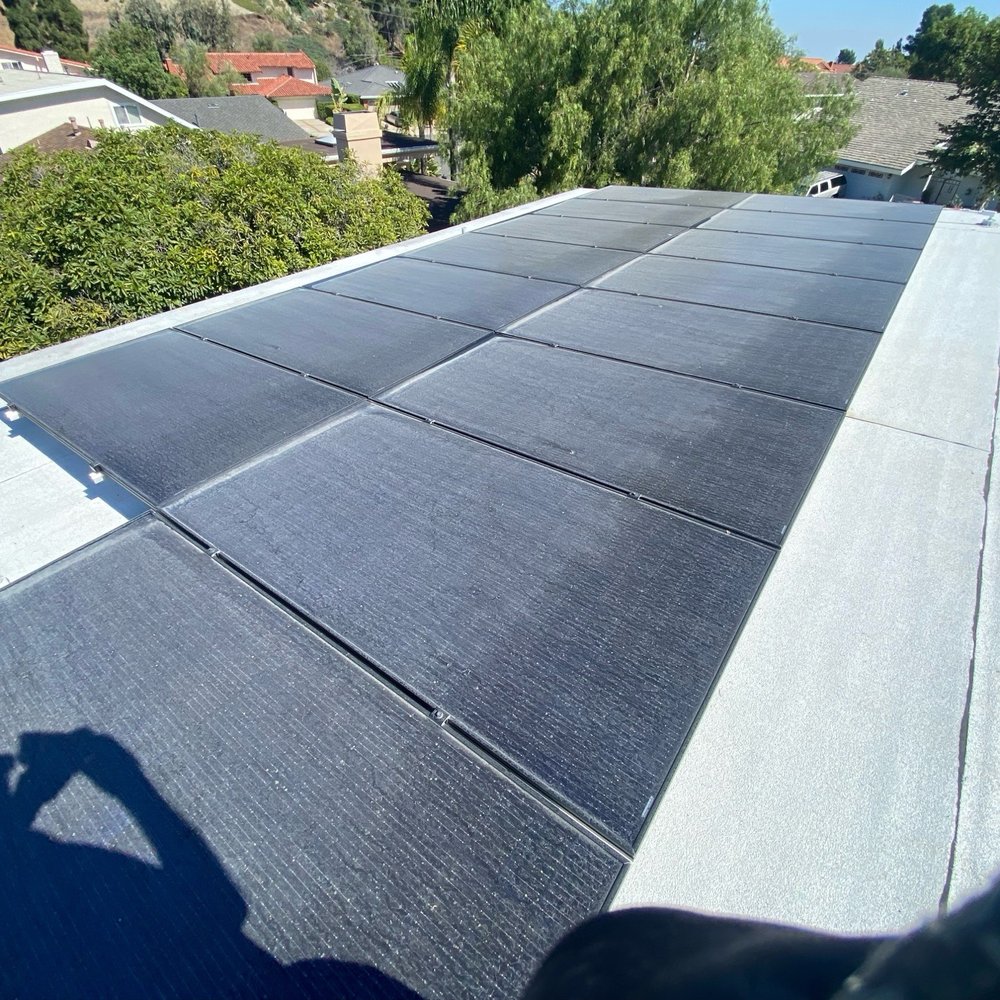 Mr. Solar Clean - Before cleaning - Solar Panel Cleaning Near Me - Carson, California Mr. Solar Clean - Before cleaning - Solar Panel Cleaning Near Me - Carson, California