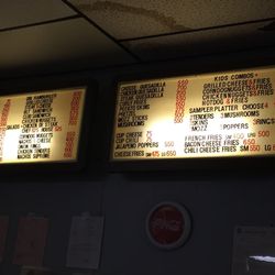 The Bowling Alley - Menu