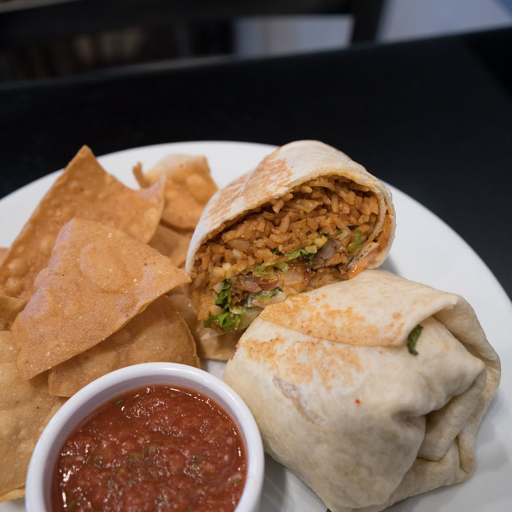 Seoul Casa - kimchee burrito with chips and salsa side - Korean Near Me - Anchorage, Alaska Seoul Casa - kimchee burrito with chips and salsa side - Korean Near Me - Anchorage, Alaska