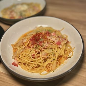 La Casa Mia - Bacon Peperoncino Spaghetti ($18) - Italian Near Me - Milpitas, California La Casa Mia - Bacon Peperoncino Spaghetti ($18) - Italian Near Me - Milpitas, California