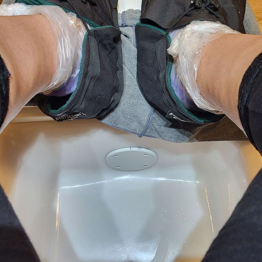 White Daisy Nail Spa - Me enjoying my delux pedicure spa! I was on heaven !Hot wax and warm booties - Nail Salons Near Me - San Francisco, California White Daisy Nail Spa - Me enjoying my delux pedicure spa! I was on heaven !Hot wax and warm booties - Nail Salons Near Me - San Francisco, California