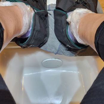 White Daisy Nail Spa - Me enjoying my delux pedicure spa! I was on heaven !Hot wax and warm booties - Nail Salons Near Me - San Francisco, California White Daisy Nail Spa - Me enjoying my delux pedicure spa! I was on heaven !Hot wax and warm booties - Nail Salons Near Me - San Francisco, California
