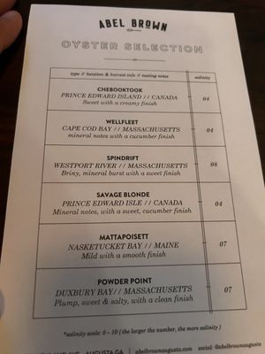 Menu photo 5 Abel Brown Southern Kitchen & Oyster Bar Augusta, GA