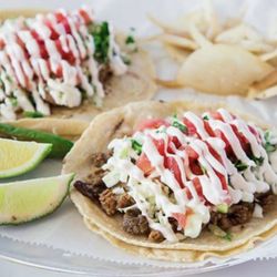 Supreme Tacos with your choice of meat $3.89 each
