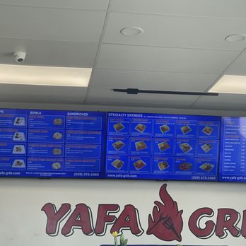 Yafa Grill - Menu - Mediterranean Near Me - Fresno, California