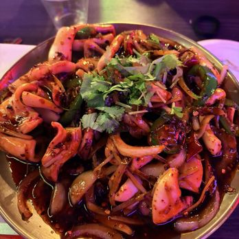 Gao’s BBQ & Crab - Stir Chef Special Squid 爆炒鱿鱼 - Chinese Near Me - Allen, Texas