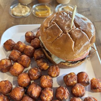 The Yard - Newark - The Oxtail Burger Combo - American Near Me - Newark, New Jersey