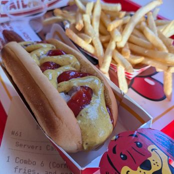 Tail O' the Pup - Lot of mustard... - Burgers Near Me - West Hollywood, California Tail O' the Pup - Lot of mustard... - Burgers Near Me - West Hollywood, California