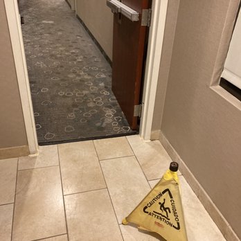 Courtyard by Marriott Mobile Daphne/Eastern Shore - Perpetually wet floor. The carpet was wet in the door frame the entire stay. They didn't address it other than the sign. - Hotels Near Me - Spanish Fort, Alabama Courtyard by Marriott Mobile Daphne/Eastern Shore - Perpetually wet floor. The carpet was wet in the door frame the entire stay. They didn't address it other than the sign. - Hotels Near Me - Spanish Fort, Alabama