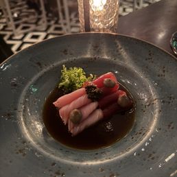 Truffle sashimi Truffle sashimi