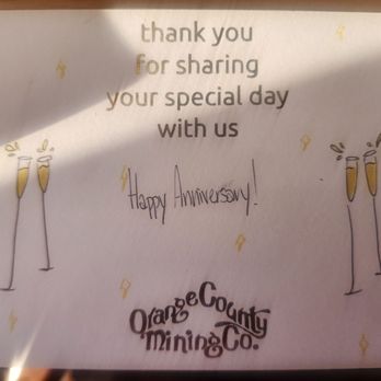 Orange County Mining Company - Card - Steakhouses Near Me - Orange, California