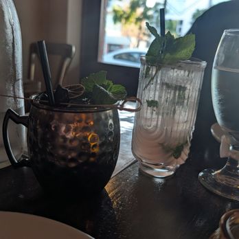 Rusticucina - Plum mule and lavender mojito - Italian Near Me - San Diego, California Rusticucina - Plum mule and lavender mojito - Italian Near Me - San Diego, California