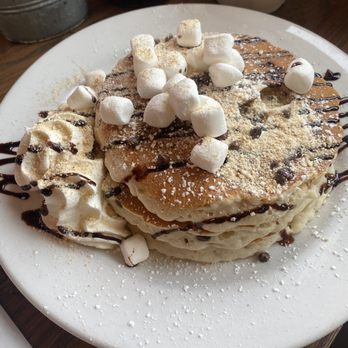 Frizzle Chicken Cafe - S'mores pancakes - Breakfast & Brunch Near Me - Pigeon Forge, Tennessee