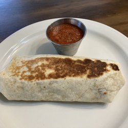 Nature Coast Cafe - Breakfast burrito with salsa