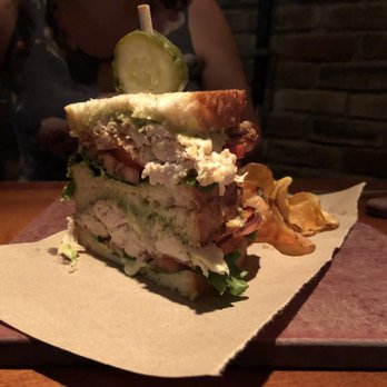Whiskey Cake - Chicken pesto sandwich. On point from what I hear and from what I've sampled - New American Near Me - Plano, Texas Whiskey Cake - Chicken pesto sandwich. On point from what I hear and from what I've sampled - New American Near Me - Plano, Texas
