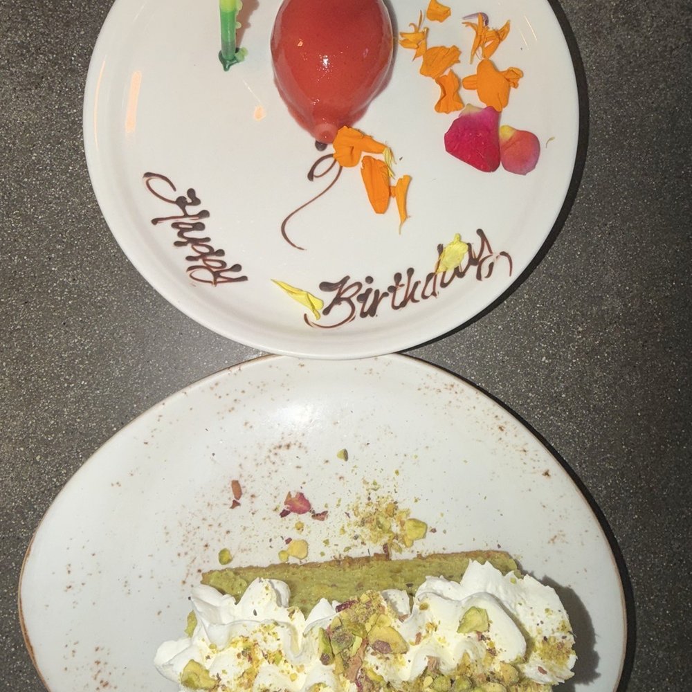 Workshop Kitchen & Bar - Pistachio tres leches - New American Near Me - Palm Springs, California Workshop Kitchen & Bar - Pistachio tres leches - New American Near Me - Palm Springs, California