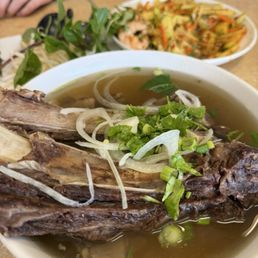 Beef rib pho