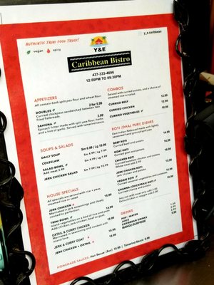 Menu photo 3 Y & E Caribbean Bistro Toronto, ON Menu photo 3 Y & E Caribbean Bistro Toronto, ON