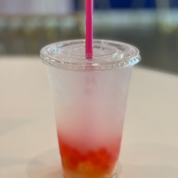 Dot & Dough - Lychee poppin blast refresher - Desserts Near Me - Eastvale, California Dot & Dough - Lychee poppin blast refresher - Desserts Near Me - Eastvale, California