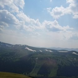 Gray Line Tours of Denver - A view from over 11, 000 feet high above Rocky Mountain National Park.