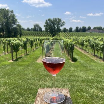 8 Chains North Winery - Sparkling Rose - Wineries Near Me - Waterford, Virginia
