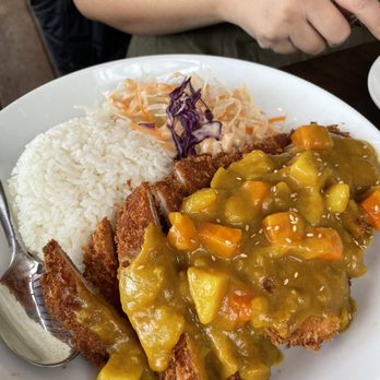 The Sweet Sap - Curry Chicken Katsu with Rice - New American Near Me - Flushing, New York