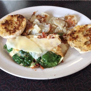 Tio’s Diner - Huge spinach Omelette with Hash Browns and an English muffin - Diners Near Me - Columbus, Ohio Tio’s Diner - Huge spinach Omelette with Hash Browns and an English muffin - Diners Near Me - Columbus, Ohio