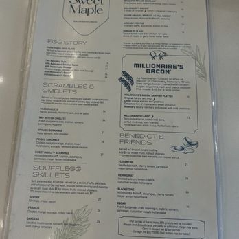 Sweet Maple - menu - Breakfast & Brunch Near Me - Cupertino, California Sweet Maple - menu - Breakfast & Brunch Near Me - Cupertino, California