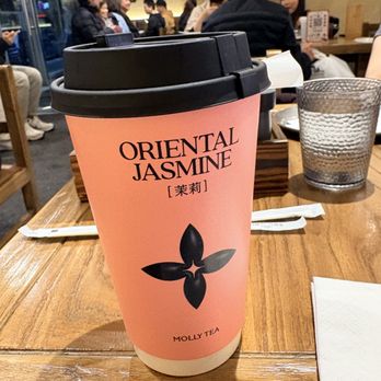 Molly Tea - Jasmine Matcha Milk Tea (hot) - Bubble Tea Near Me - Markham, Ontario
