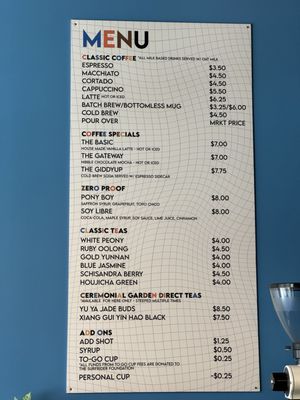 Menu photo 8 Mnemonic Coffee San Diego, CA Menu photo 8 Mnemonic Coffee San Diego, CA